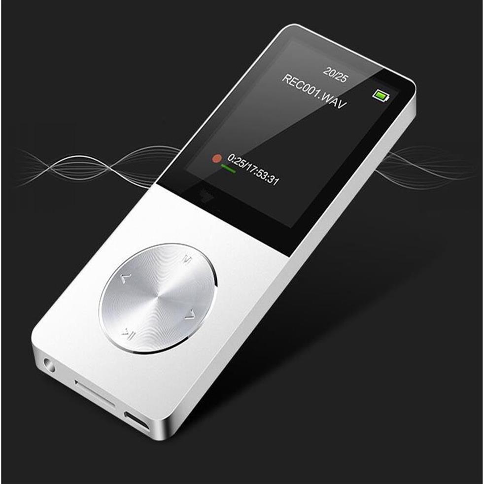 Metal MP3 MP4 Player 8gb 16GB Video Sport MP4 Flash HIFI Slim MP4 Video Player Radio Recorder Walkman With Speaker2366240w263s