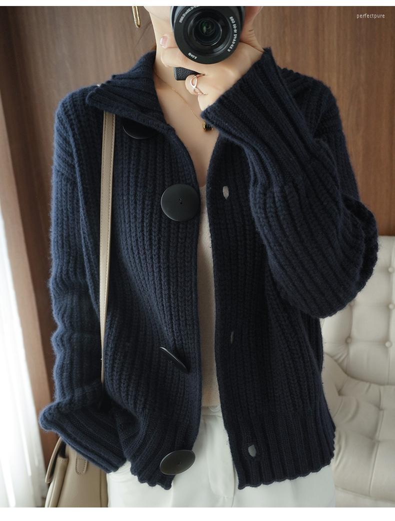 Women's Knits & Tees Autumn Winter Cashmere Cardigan Female Sweater Languid Wind Loose Coat Perf22, Black
Women's Knits & Tees Autumn Winter Cashmere Cardigan Female Sweater Languid Wind Loose Coat Perf22, Black