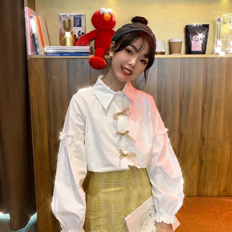 Korean Preppy Style Summer Women's Clothing Fashion Brand Blouse Bow Loose Sweet Long Sleeve Shirts Blusas Mujer De Moda Blouses &, Blue
Korean Preppy Style Summer Women's Clothing Fashion Brand Blouse Bow Loose Sweet Long Sleeve Shirts Blusas Mujer De Moda Blouses &, Blue
