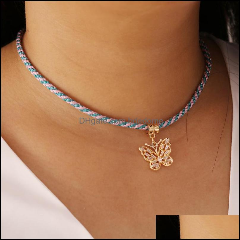 Chains Vintage Metallic Wax Rope Butterfly Pendant Necklace Women Ladies Jewelry For Valentines Day Gifts Drop Deliver Bdedome Dh8Lh
Chains Vintage Metallic Wax Rope Butterfly Pendant Necklace Women Ladies Jewelry For Valentines Day Gifts Drop Deliver Bdedome Dh8Lh
