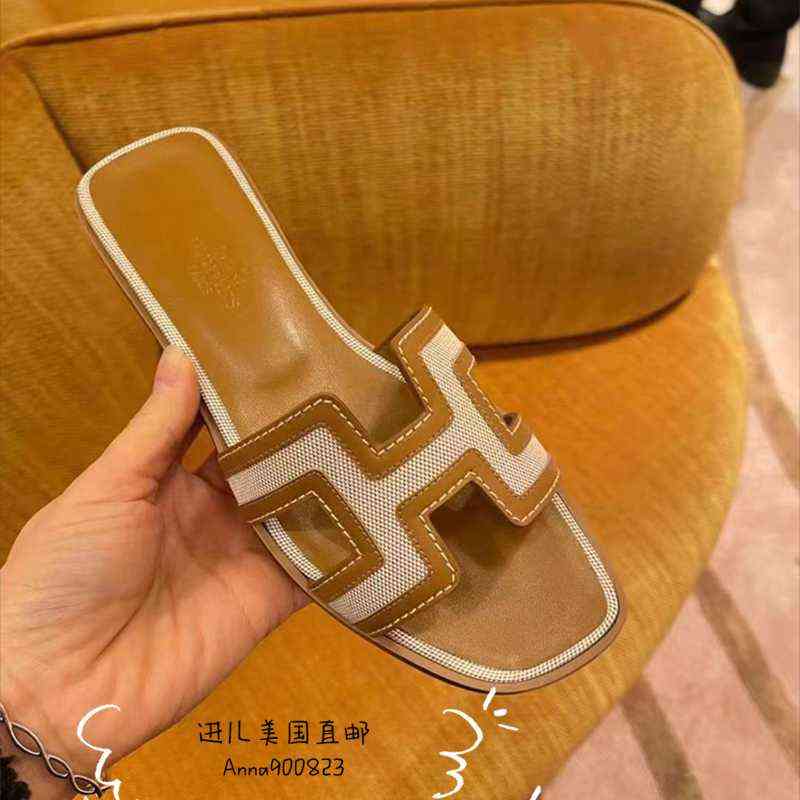 Slipper Designer Herme American Direct Mail 2022 Early Spring New Women's Shoes Cowhide Oran Versatile Classic h Flat Slippers, Figure 2
Slipper Designer Herme American Direct Mail 2022 Early Spring New Women's Shoes Cowhide Oran Versatile Classic h Flat Slippers, Figure 2