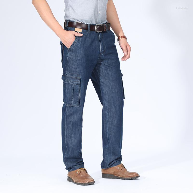 Men's Jeans Men's Four Seasons Mid Rise Straight Loose Multi Pocket Outdoor Cargo PantsMen's Bert22, Black 
Men's Jeans Men's Four Seasons Mid Rise Straight Loose Multi Pocket Outdoor Cargo PantsMen's Bert22, Black