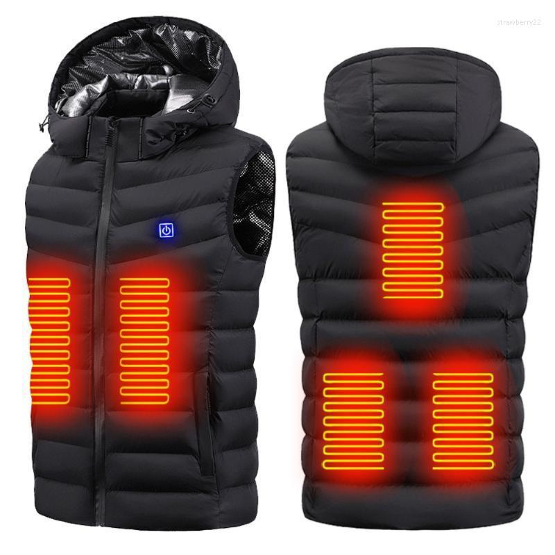 Men's Vests 5 Zones Upgrade Hooded Heated Vest Outdoor Heating Jacket Black Smart USB Charging For Unisex Stra22
Men's Vests 5 Zones Upgrade Hooded Heated Vest Outdoor Heating Jacket Black Smart USB Charging For Unisex Stra22