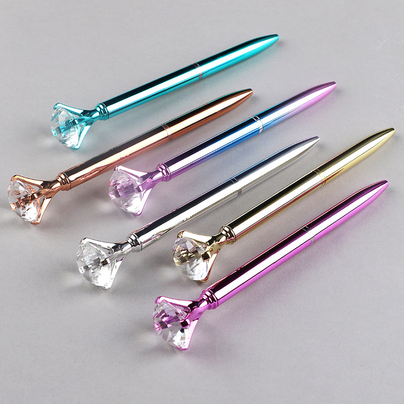 New Metal Glitter crystal Ballpoints Pen Diamond Ballpoint Pens StudentSchool Gifts Stationery Office Writing Signature Supplies, As picture shown
New Metal Glitter crystal Ballpoints Pen Diamond Ballpoint Pens StudentSchool Gifts Stationery Office Writing Signature Supplies, As picture shown