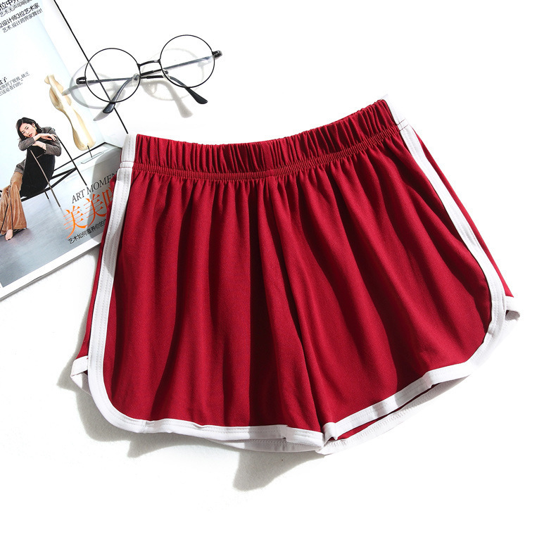 Sports shorts women summer casual wear three-quarter pants Korean fashion yoga beach candy color 220509