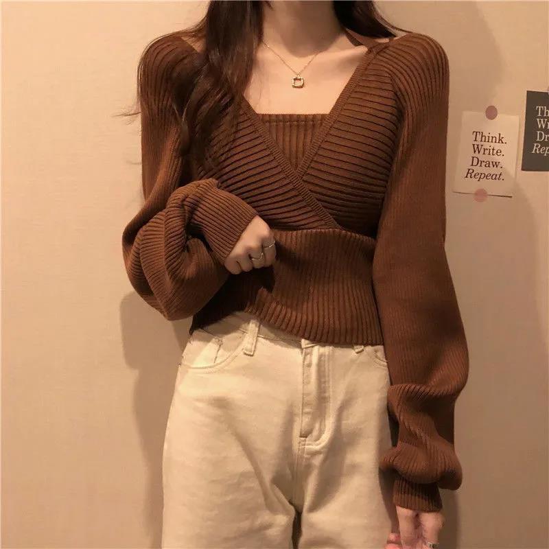 Women's Sweaters Women Knitted Sweater Fashion Pullover Ladies Spring Autumn Slim Korean College Style Knitwear Jumper Sueter MujerWomen's, Black
Women's Sweaters Women Knitted Sweater Fashion Pullover Ladies Spring Autumn Slim Korean College Style Knitwear Jumper Sueter MujerWomen's, Black