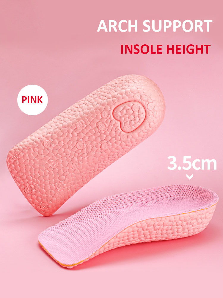 Height Increased Shoes Pad Arch Support Breathable Light Lift Half Heel 1.5CM 2.5CM 3.5CM Heighten Insoles for Unisex
Height Increased Shoes Pad Arch Support Breathable Light Lift Half Heel 1.5CM 2.5CM 3.5CM Heighten Insoles for Unisex