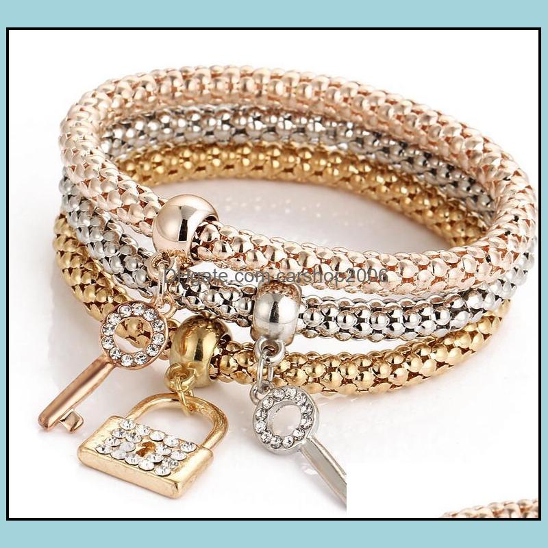 Charm Bracelets Jewelry 3Pcs/Set Elastic Crystal Bracelet Diamond Heart Crown Tree Of Life Skl Butterfly Bangle Cuff Sets Drop Delivery 2021
Charm Bracelets Jewelry 3Pcs/Set Elastic Crystal Bracelet Diamond Heart Crown Tree Of Life Skl Butterfly Bangle Cuff Sets Drop Delivery 2021