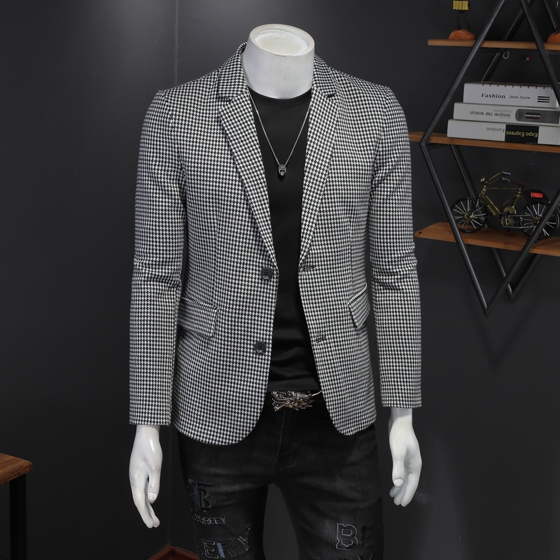 2023 men's plus size suits high-end fashion trends business casual plaid print small suits new Korean version host wedding tops S-5XL, White
2023 men's plus size suits high-end fashion trends business casual plaid print small suits new Korean version host wedding tops S-5XL, White