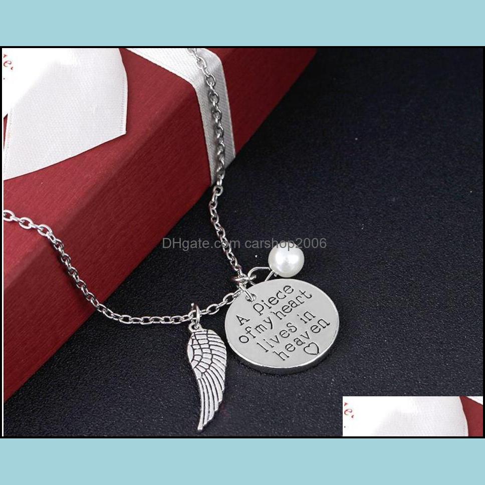 

Pendant Necklaces Pendants Jewelry Necklace A Piece Of My Heart Lives In Heaven Hand Stamped Remembrance Miscarriage Memorial Gift Drop De