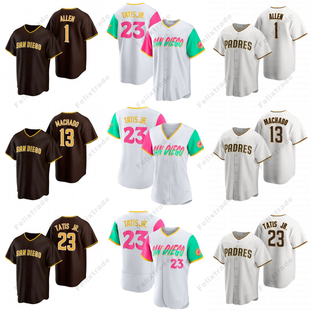 #23 Fernando Tatis Jr. 22 Juan Soto Padre 2022 City Connect Jersey 13 Manny Machado Josh Hader 45 Luke Voit 44 Joe Musgrove 9 Jake Cronenworth Tony Gwynn Jerseys, Mens cool base brown
#23 Fernando Tatis Jr. 22 Juan Soto Padre 2022 City Connect Jersey 13 Manny Machado Josh Hader 45 Luke Voit 44 Joe Musgrove 9 Jake Cronenworth Tony Gwynn Jerseys, Mens cool base brown