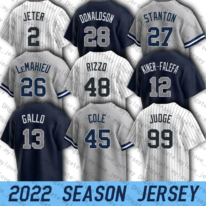 99 Aaron Judge Derek Jeter Jersey Baseball Gerrit Cole Anthony Rizzo Giancarlo Stanton Jerseys DJ LeMahieu Josh Donaldson Joey Gallo Aaron Hicks Isiah Kiner-Falefa, Man custom jersey (yj)
99 Aaron Judge Derek Jeter Jersey Baseball Gerrit Cole Anthony Rizzo Giancarlo Stanton Jerseys DJ LeMahieu Josh Donaldson Joey Gallo Aaron Hicks Isiah Kiner-Falefa, Man custom jersey (yj)