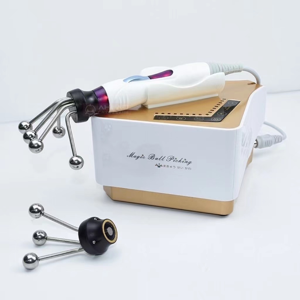 Factory Outlet Magic Ball Fascia Massage Machine Micro-Current Face Lifting Tightening Anti-Wrinkle Beauty Instrument Face Skin Care Tools 2022