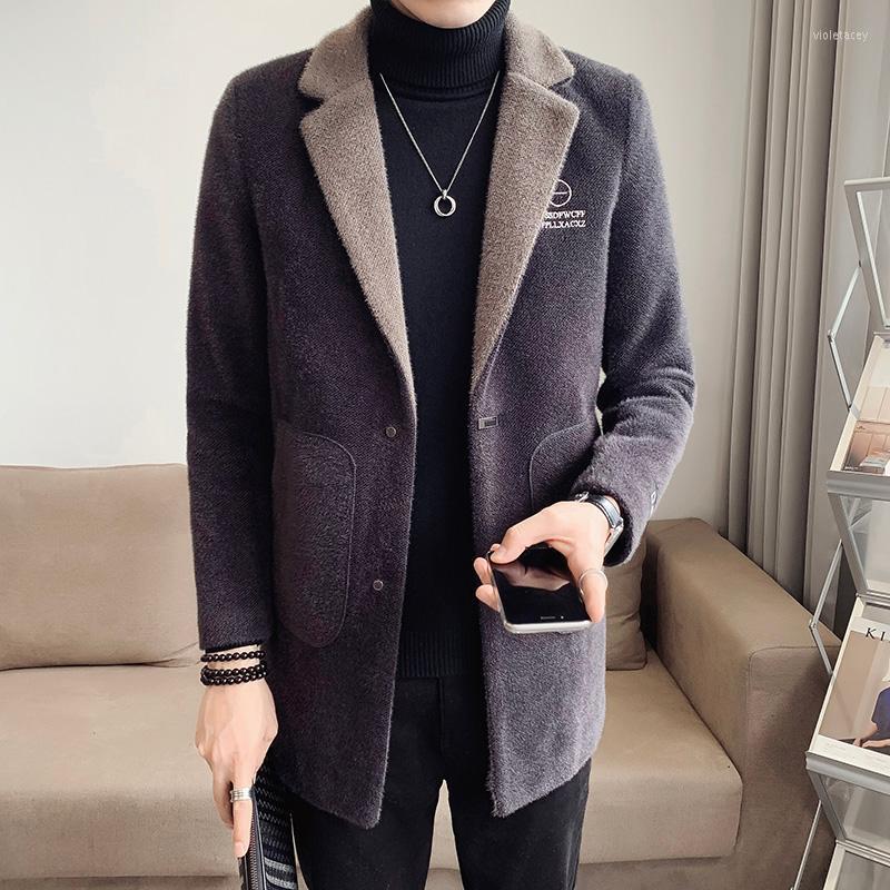 Men's Wool & Blends Quality Autumn Winter Men Casual Coat Thicken Woolen Trench Business Male Solid Classic Overcoat Medium Long Jackets Top, Black
Men's Wool & Blends Quality Autumn Winter Men Casual Coat Thicken Woolen Trench Business Male Solid Classic Overcoat Medium Long Jackets Top, Black