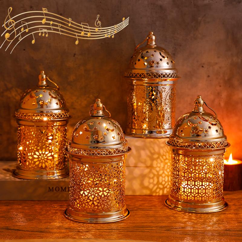 Party Decoration 2022 Ramadan LED Lights Tower Mosque Lantern Eid Mubarak Festival Warm Light With Music Desktop Lamp Iron Crafts
Party Decoration 2022 Ramadan LED Lights Tower Mosque Lantern Eid Mubarak Festival Warm Light With Music Desktop Lamp Iron Crafts