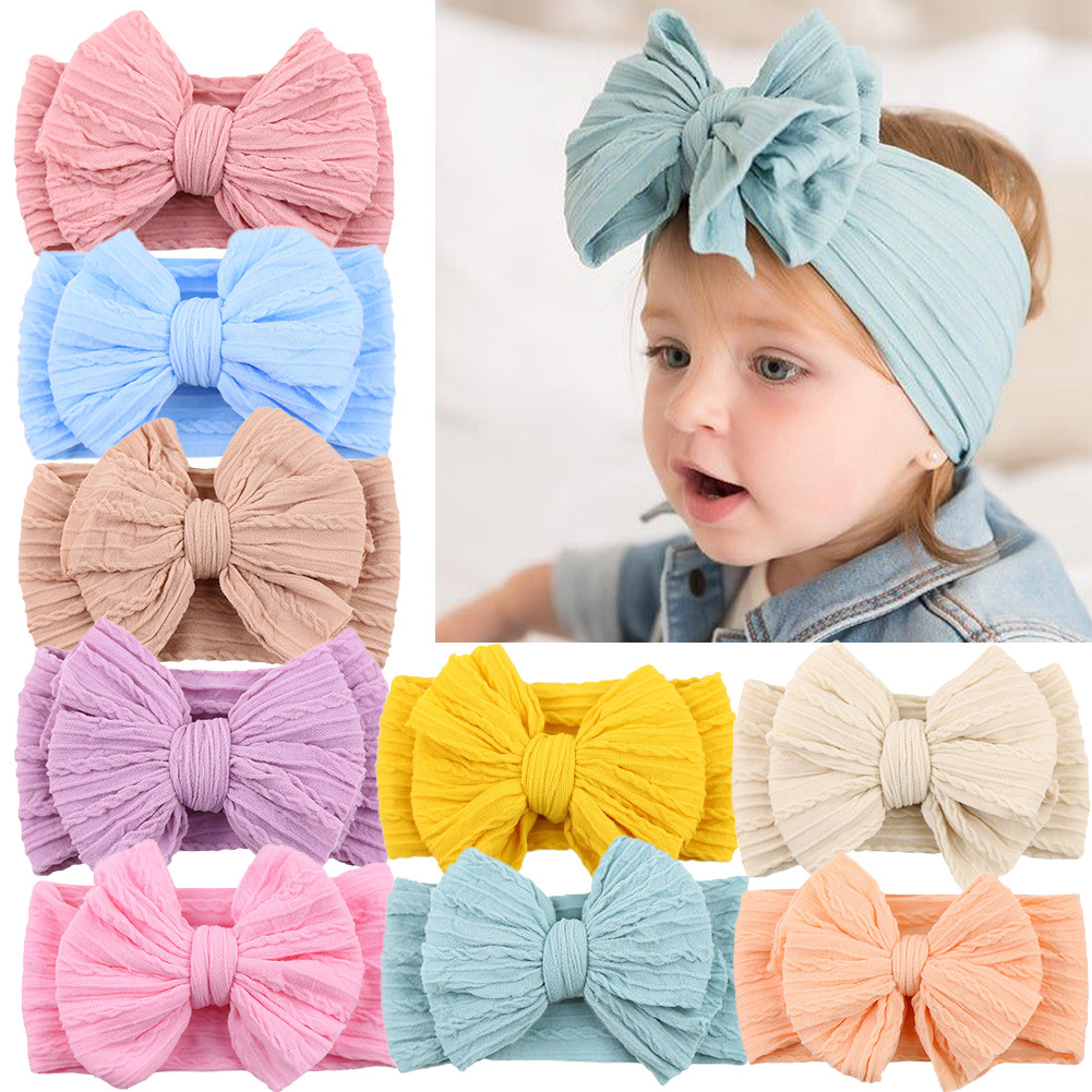 Fancy Fashion Custom Newborn Latest solid color Knotted Headband High Stretch Elastic Big Bow Headband Hair Accessories, Options
Fancy Fashion Custom Newborn Latest solid color Knotted Headband High Stretch Elastic Big Bow Headband Hair Accessories, Options