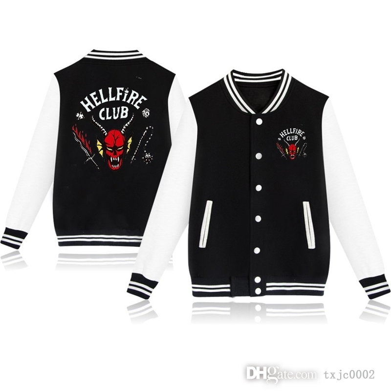4XL Stranger Things Hellfire Club Jackets Men Women Baseball Uniform Coat Autumn Streetwear, Grey pattern 5
4XL Stranger Things Hellfire Club Jackets Men Women Baseball Uniform Coat Autumn Streetwear, Grey pattern 5