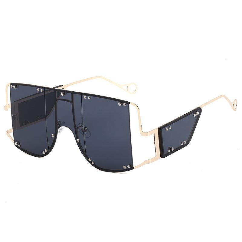 Sunglasses Punk Style Big Frame Metal Rivet Personality Siamas Female Online Celebrity Glasses Trend High Quality
Sunglasses Punk Style Big Frame Metal Rivet Personality Siamas Female Online Celebrity Glasses Trend High Quality