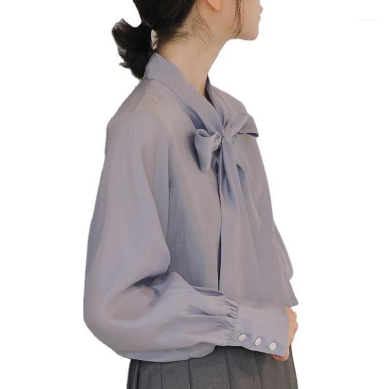 Capucines Elegant Bow Tie Women Shirt Spring Autumn Ladies Solid Long Sleeve Chiffon Shirts Casual Blouses Vintage Tops Blusas Women's &, Blue
Capucines Elegant Bow Tie Women Shirt Spring Autumn Ladies Solid Long Sleeve Chiffon Shirts Casual Blouses Vintage Tops Blusas Women's &, Blue