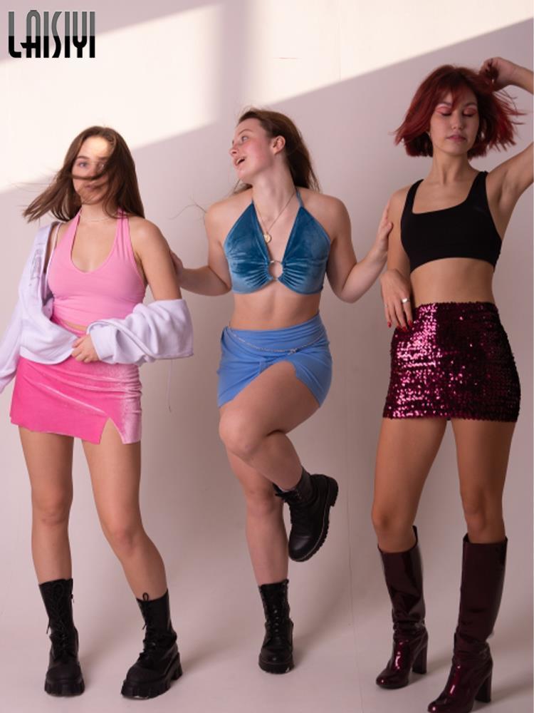 Solid Y2K Crop Tops Velvet Women Hearts Backless Vest Sexy Hollow Out Halter Tank Summer Streetwear Leopard Lce Up Bra 220325