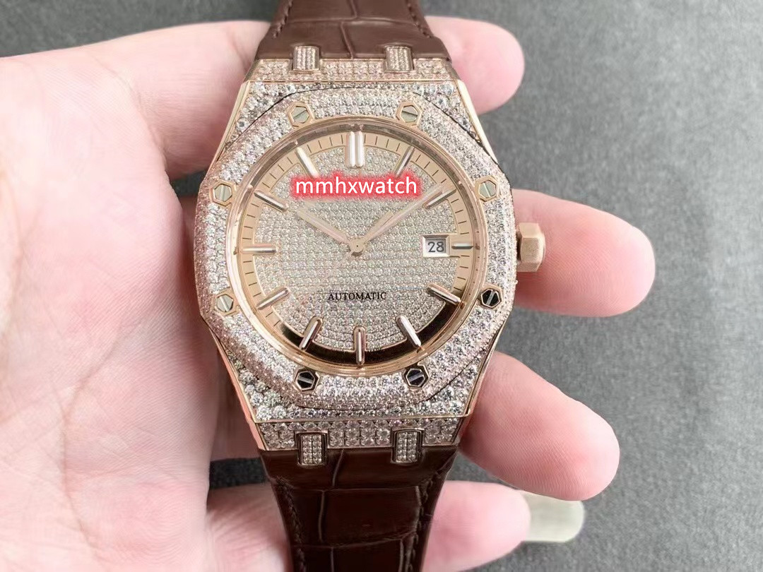 JF 15402 watch diameter 41mm thick 11 mm with Cal.3120 automatic movement mechanical sapphire mirror 18K gold secret set swarovski diamond dial, As shown
JF 15402 watch diameter 41mm thick 11 mm with Cal.3120 automatic movement mechanical sapphire mirror 18K gold secret set swarovski diamond dial, As shown