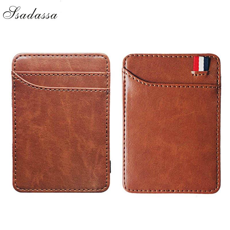 Fashion Slim Mens Leather Magic Wallet Korea Designer Credit Card Holder Women Small Cash Clip Bilfold Man Clamps For Money, Black
Fashion Slim Mens Leather Magic Wallet Korea Designer Credit Card Holder Women Small Cash Clip Bilfold Man Clamps For Money, Black