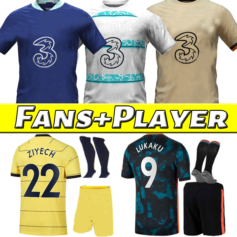 CFC 21 22 23 Soccer Jerseys LUKAKU ZIYECH PULISIC MOUNT KANTE HAVERTZ WERNER ABRAHAM CHILWELL GIROUD 2021 2022 SAUL Football Shirt Men Kids Kit Home Away Thrid Player
CFC 21 22 23 Soccer Jerseys LUKAKU ZIYECH PULISIC MOUNT KANTE HAVERTZ WERNER ABRAHAM CHILWELL GIROUD 2021 2022 SAUL Football Shirt Men Kids Kit Home Away Thrid Player