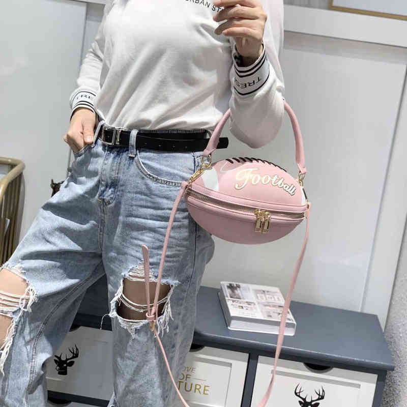 Fashionable Football Style Crossbody Bag for Women 2021 Shoulder Bags Rugby Style Purses and Handbags Leather Designer Ball Tote G220526, Coffee
Fashionable Football Style Crossbody Bag for Women 2021 Shoulder Bags Rugby Style Purses and Handbags Leather Designer Ball Tote G220526, Coffee