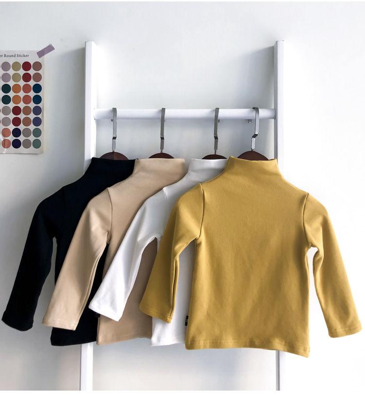 T-shirts Children's Bottoming Shirt Girls Long Sleeve High Neck Baby Spring And Autumn Cotton T-shirt Solid Color Tops P58T-shirts
T-shirts Children's Bottoming Shirt Girls Long Sleeve High Neck Baby Spring And Autumn Cotton T-shirt Solid Color Tops P58T-shirts