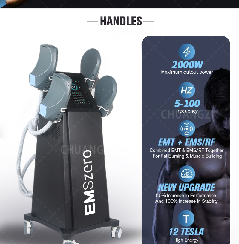 2025 RF slimming machine HI-EMT TESLA body shaping EMS sculp build Muscles sculpting Muscle Stimulator weight loss beauty salon equipment
