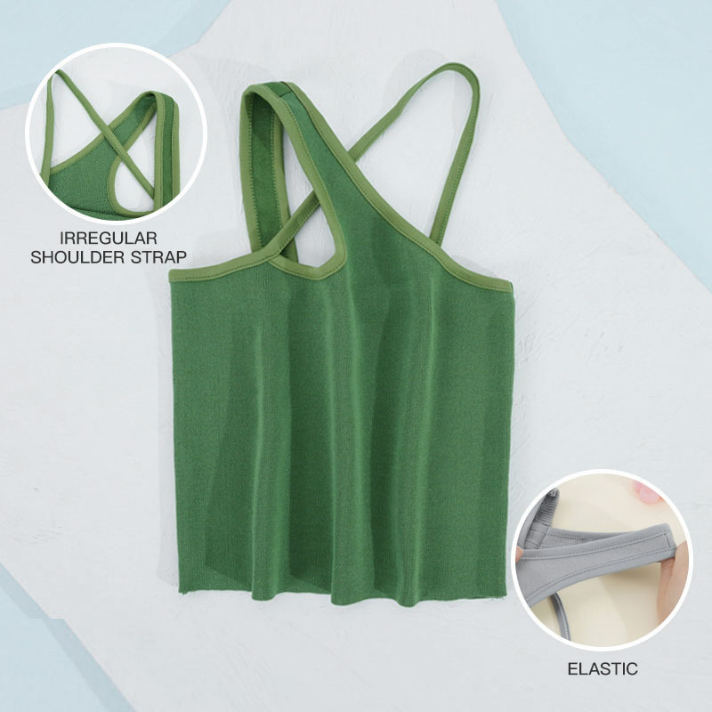 Sexy Cross Camis Slim Female Camisole Summer Hollow Out Streetwear Sleeveless Solid Color Cotton Basic Women Crop Top 220316