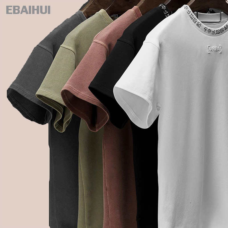 EBAIHUI Men's T-Shirts Short Sleeve O-neck with Print Cotton Black White Tees Sport Solid Loose Plus Size Training Gym Clothes
EBAIHUI Men's T-Shirts Short Sleeve O-neck with Print Cotton Black White Tees Sport Solid Loose Plus Size Training Gym Clothes