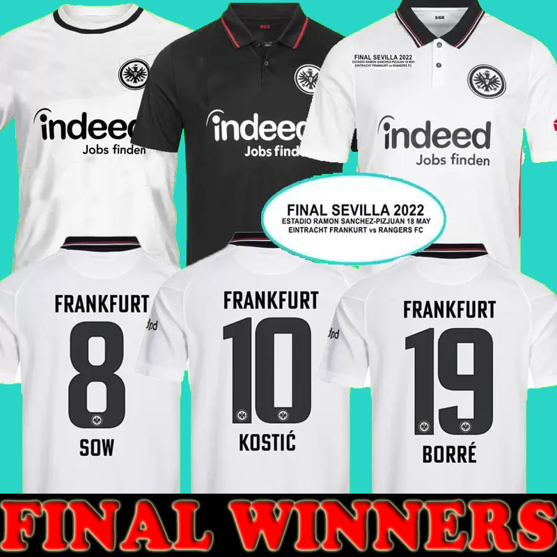 21 22 23 Eintracht TRIKOT Frankfurt soccer jersey champions final Version 2021 2022 2023 SOW Borre KOSTIC HAUGE football men kids kit KAMADA Lindstrom shirts NDICKA, Player version 22 23 home 1 patch
21 22 23 Eintracht TRIKOT Frankfurt soccer jersey champions final Version 2021 2022 2023 SOW Borre KOSTIC HAUGE football men kids kit KAMADA Lindstrom shirts NDICKA, Player version 22 23 home 1 patch