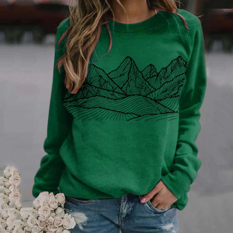 Women' Hoodies & Sweatshirts Sweatshirt Blouse Long Sleeve Fashion Women Crew Neck Graphic Mountain Printed SweatshirtWomen, Blue
Women' Hoodies & Sweatshirts Sweatshirt Blouse Long Sleeve Fashion Women Crew Neck Graphic Mountain Printed SweatshirtWomen, Blue