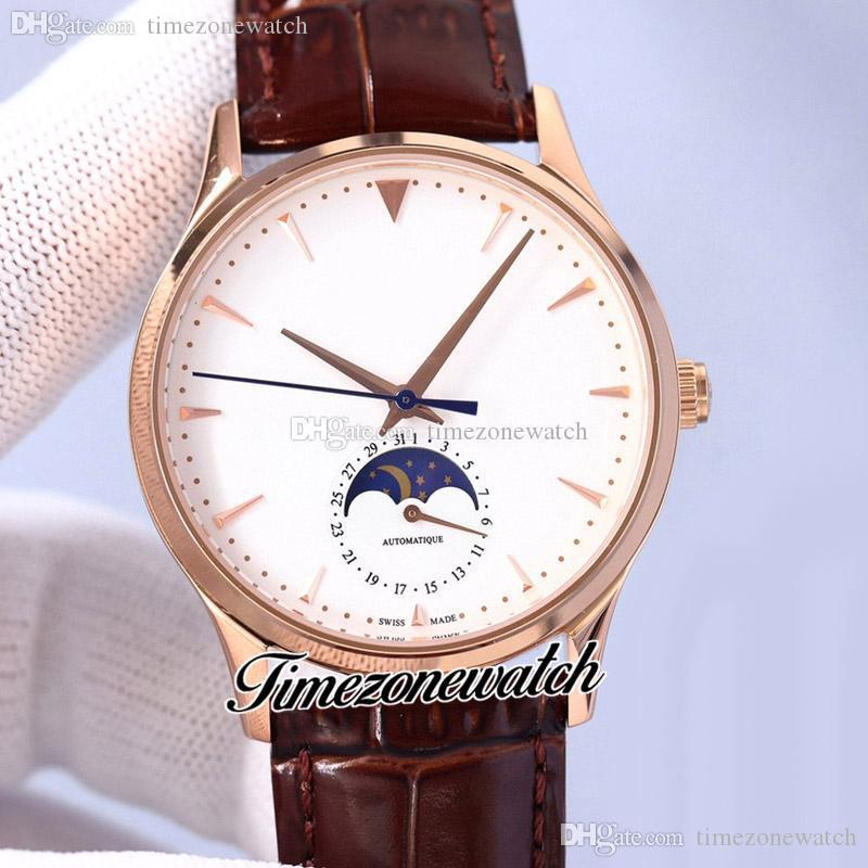 Master Ultra Thin Q1362510 Moon Phase Automatic Mens Watch Rose Gold White Dial Silver Stick Markers Brown Leather Strap Timezonewatch Y10e5, Original box
Master Ultra Thin Q1362510 Moon Phase Automatic Mens Watch Rose Gold White Dial Silver Stick Markers Brown Leather Strap Timezonewatch Y10e5, Original box