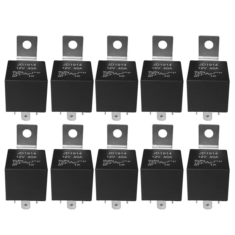 Repair Tools & Kits 10 Pcs 5 Pin 12V Relay Switch (SPDT) (30/40 Amp) 12 Volt Automotive For Fans 
Repair Tools & Kits 10 Pcs 5 Pin 12V Relay Switch (SPDT) (30/40 Amp) 12 Volt Automotive For Fans