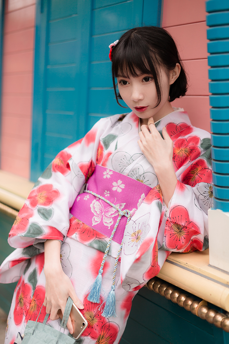 Oriental Ethnic Clothing Sakura Pattern kimono women's cotton Japanese bathrobe traditional kimono formal occasion dress