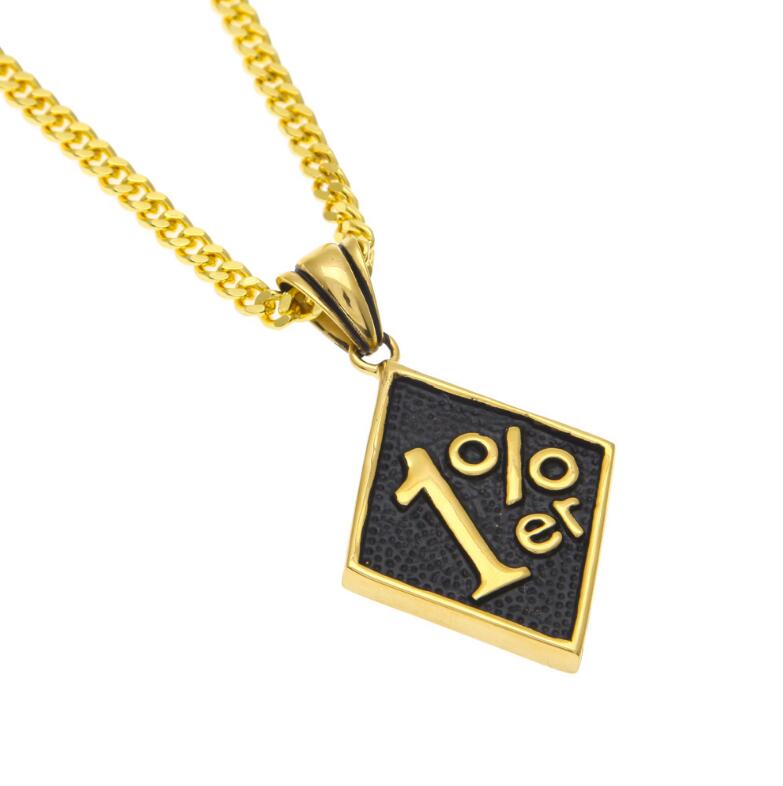 Black Color One Percent 1% ER Funny Necklace Trendy Jewelry Pendants Cool Men Alloy Biker Pendant For Male Hip Hop Necklace
Black Color One Percent 1% ER Funny Necklace Trendy Jewelry Pendants Cool Men Alloy Biker Pendant For Male Hip Hop Necklace