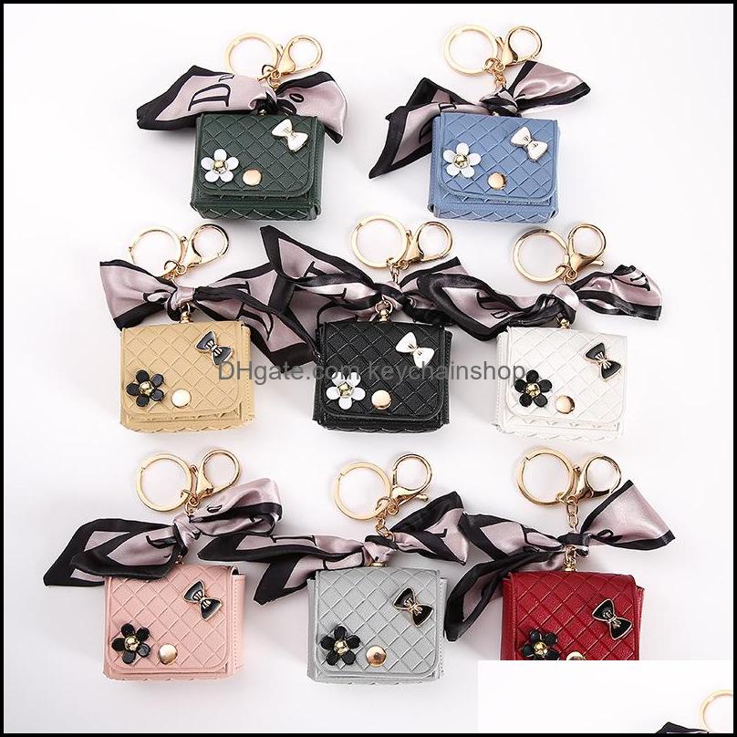 Key Rings Jewelry Leather Coin Purses Keychains Silk Scarf Earphone Holder Car Keyrings Chains Pu Mini Wallet Luxury Fashion Dhzum
Key Rings Jewelry Leather Coin Purses Keychains Silk Scarf Earphone Holder Car Keyrings Chains Pu Mini Wallet Luxury Fashion Dhzum