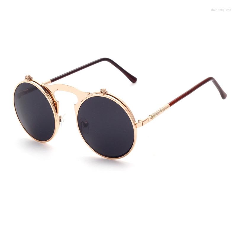 Sunglasses Seemfly Retro Steampunk Men Driving Round Flip Fashion Sun Glass Brand Designer Vintage Spectacles Women Female UV400Sunglasses
Sunglasses Seemfly Retro Steampunk Men Driving Round Flip Fashion Sun Glass Brand Designer Vintage Spectacles Women Female UV400Sunglasses