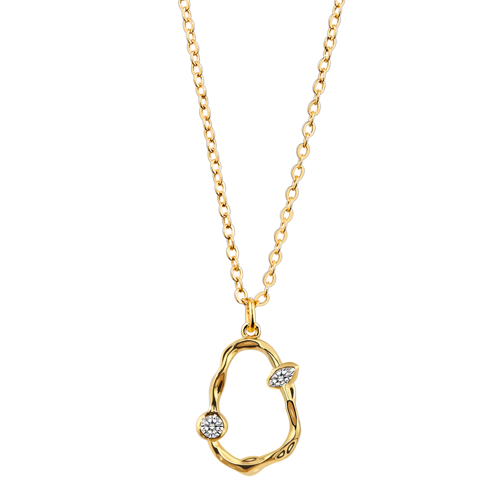 18k Gold Openwork Plated Pendant Necklace Fashion Elegant Rhinestone Necklaces Gift For Woman Jewelry
18k Gold Openwork Plated Pendant Necklace Fashion Elegant Rhinestone Necklaces Gift For Woman Jewelry