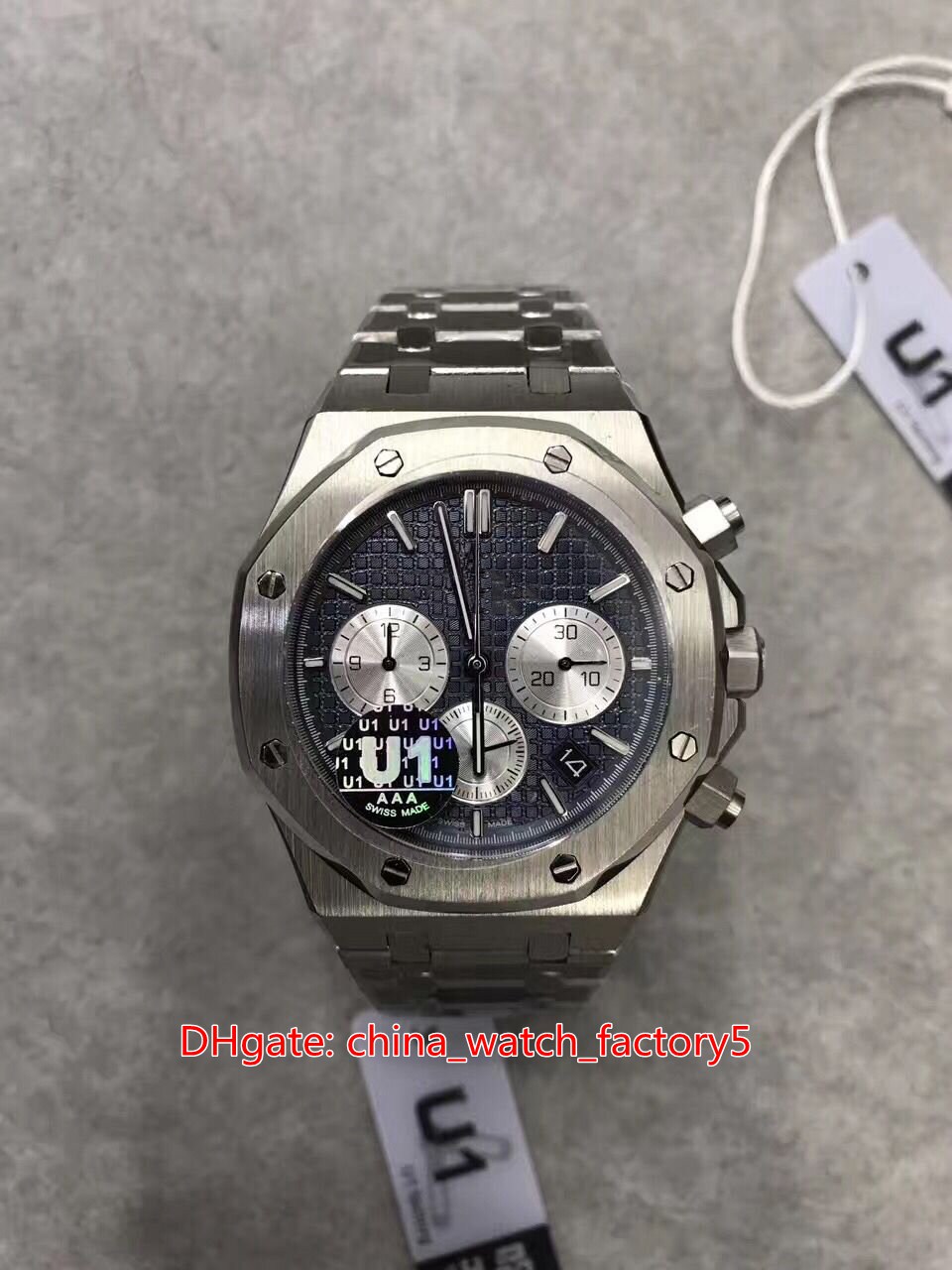 5 Style Top Quality Watches U1F Maker 42mm 26320 26331 26330 Chronograph Workin Stainless Steel Sapphire Glass Designer Watch VK Quartz Mens Men's Wristwatches
5 Style Top Quality Watches U1F Maker 42mm 26320 26331 26330 Chronograph Workin Stainless Steel Sapphire Glass Designer Watch VK Quartz Mens Men's Wristwatches