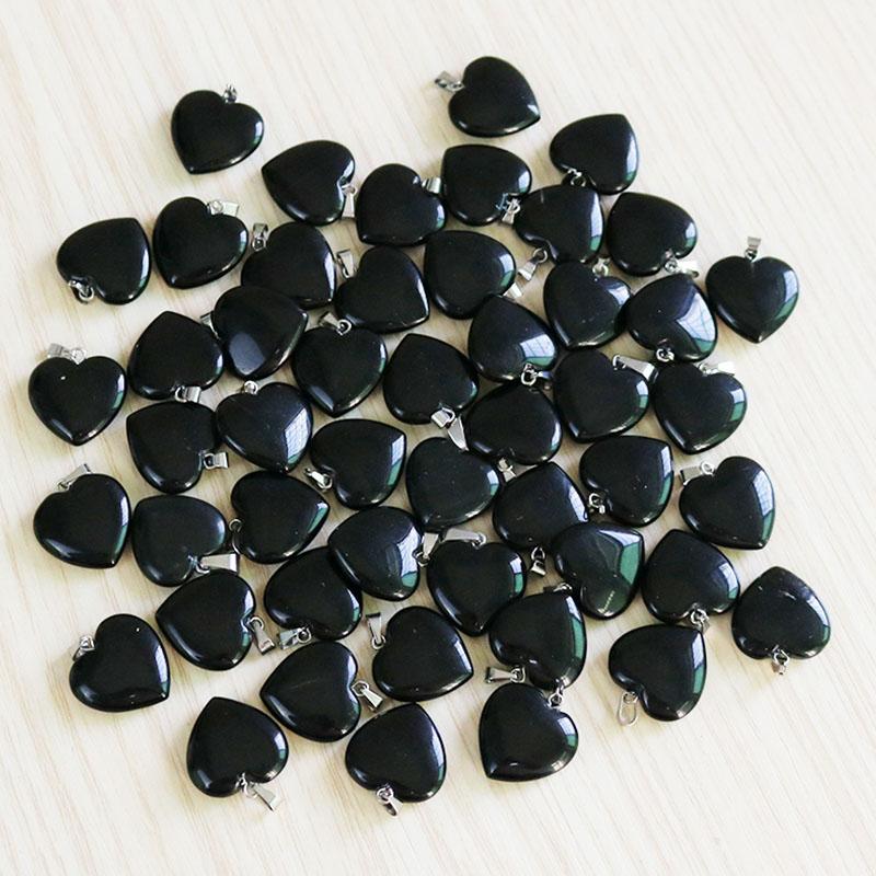 Pendant Necklaces Natural Black Obsidian Stone Heart Beads Healing Women Charms 20Mm Wholesale For Jewelry Making Earring Accessories
Pendant Necklaces Natural Black Obsidian Stone Heart Beads Healing Women Charms 20Mm Wholesale For Jewelry Making Earring Accessories