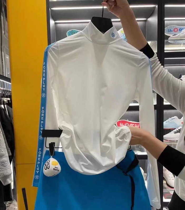 Women's Golf Shirts Elastic Slim Fit Long Sleeve Summer Thin Sunscreen Clothing 220707