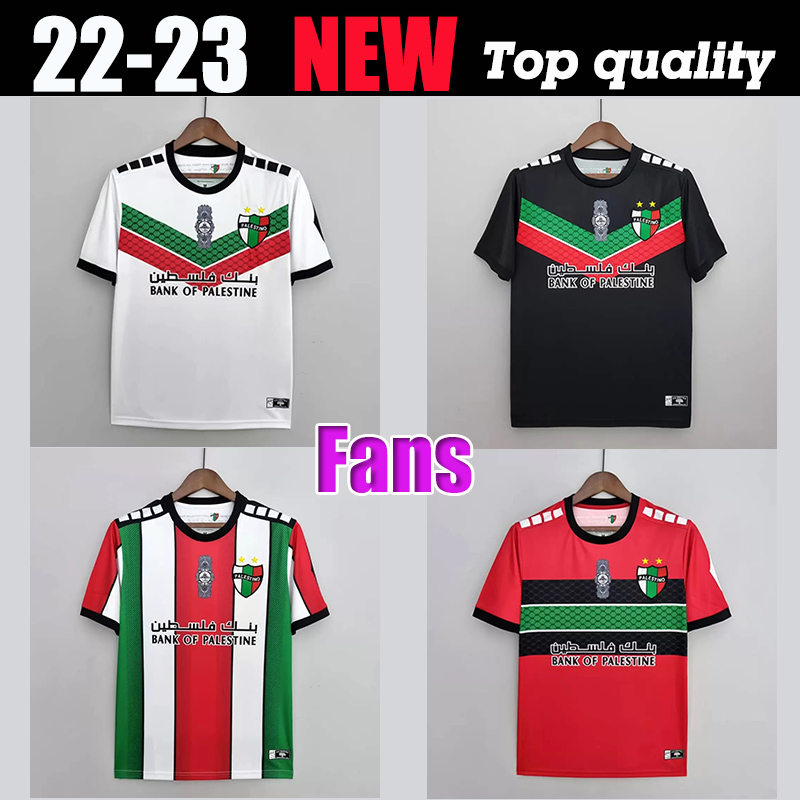 Top quality 2022 2023 Palestine soccer jersey home black white custom name number Palestine football shirt
Top quality 2022 2023 Palestine soccer jersey home black white custom name number Palestine football shirt