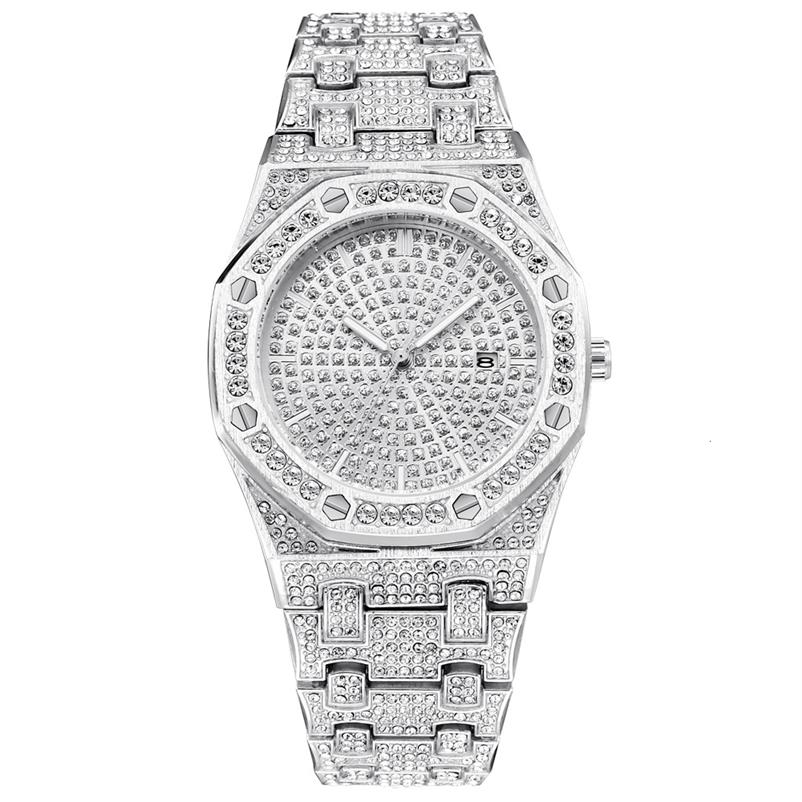 Bling Diamond Watch For Men Iced Out Luxury Mens Quartz Watches Man Dress Wristwatch Silver Stainless Steel Relogio Masculino SH19285w, Rose
Bling Diamond Watch For Men Iced Out Luxury Mens Quartz Watches Man Dress Wristwatch Silver Stainless Steel Relogio Masculino SH19285w, Rose