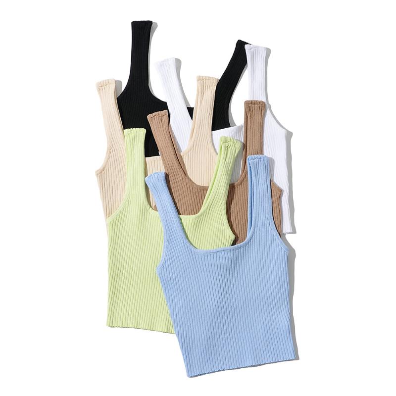 Women's Tanks & Camis Summer Clothes For Women Crop Top Cute Sexy Sleeveless Vintage Cropped Tank Tops Ribbed Fashion Black White
Women's Tanks & Camis Summer Clothes For Women Crop Top Cute Sexy Sleeveless Vintage Cropped Tank Tops Ribbed Fashion Black White