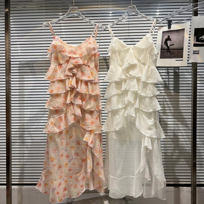 Casual Dresses Summer 2022 Arrivals Sleeveless Spaghetti Strap V Neck Mesh Pleated Ruffles Floral Print Dress Women GF335Casual, Pink
Casual Dresses Summer 2022 Arrivals Sleeveless Spaghetti Strap V Neck Mesh Pleated Ruffles Floral Print Dress Women GF335Casual, Pink