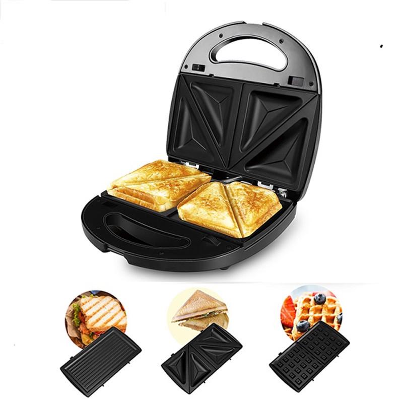 Bread Makers 3 In 1 Electric Sandwich Maker With Detachable Non-stick Waffle And Grill Plate Press Breakfast Panini Machine
Bread Makers 3 In 1 Electric Sandwich Maker With Detachable Non-stick Waffle And Grill Plate Press Breakfast Panini Machine