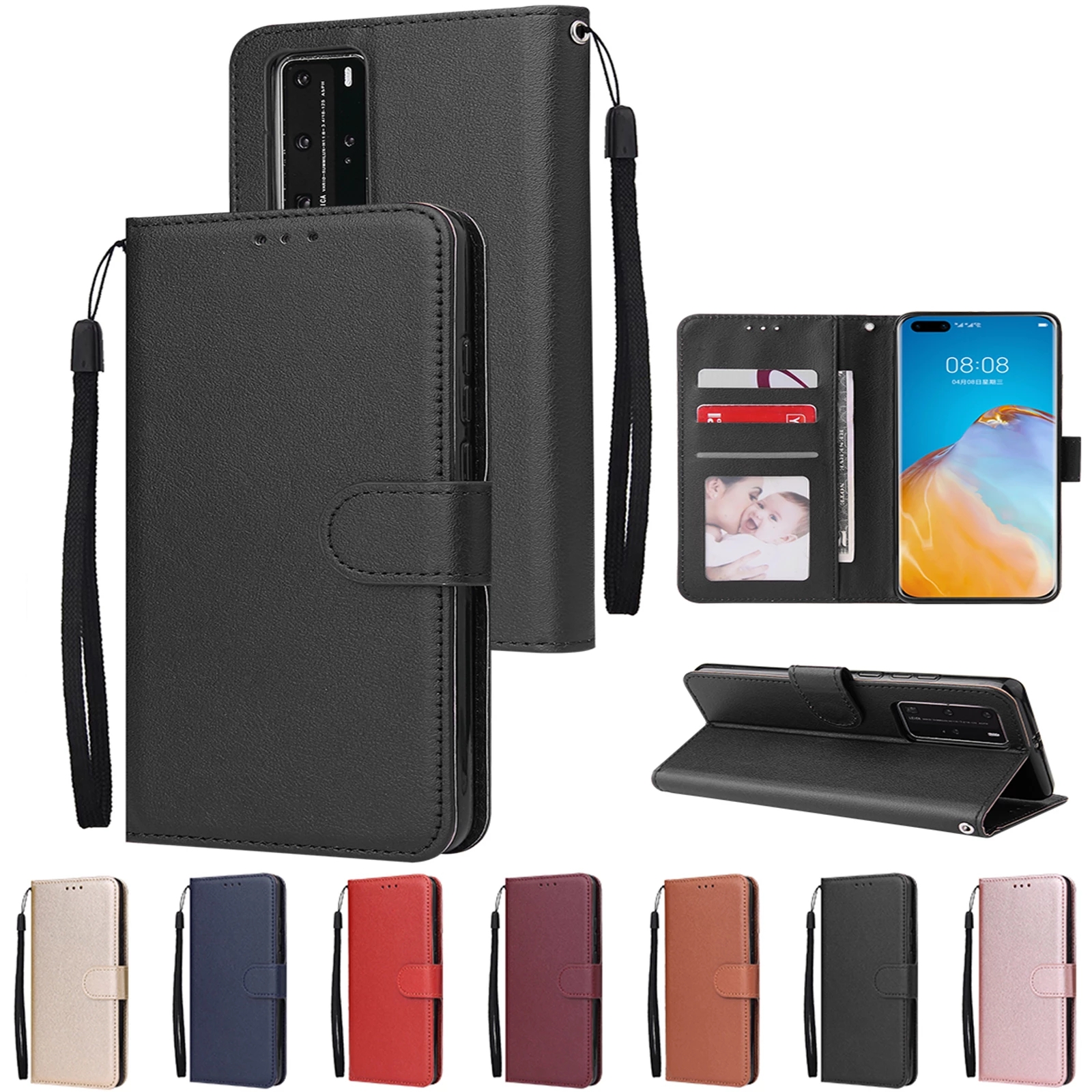 Leather Flip Wallet Case for Huawei P40 P30 Pro P20 P10 P9 P8 Mate 20 10 Lite P Smart Plus Y7 Y6 Y5 2019 2018 Protect Cover, Gold
Leather Flip Wallet Case for Huawei P40 P30 Pro P20 P10 P9 P8 Mate 20 10 Lite P Smart Plus Y7 Y6 Y5 2019 2018 Protect Cover, Gold